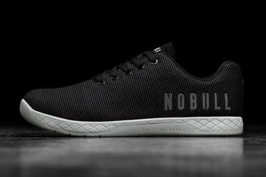 Nobull Superfabric Men's Trainers Black Grey | Australia (TB3915)